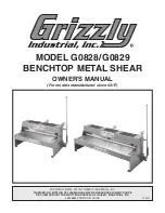 Grizzly G0828 Owner'S Manual предпросмотр