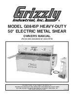 Предварительный просмотр 1 страницы Grizzly G0845P Owner'S Manual