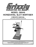 Grizzly G0846 Owner'S Manual preview