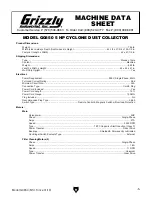 Preview for 7 page of Grizzly G0850 Owner'S Manual