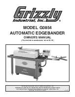 Grizzly G0854 Owner'S Manual preview