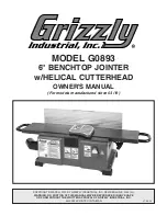 Preview for 6 page of Grizzly G0893 Manual