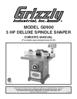 Grizzly G0900 Owner'S Manual предпросмотр