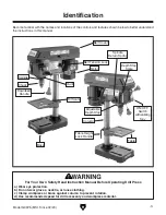 Предварительный просмотр 9 страницы Grizzly G0925 Owner'S Manual