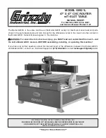 Grizzly G0931L Manual preview