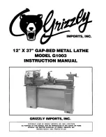 Grizzly G1003 Instruction Manual preview