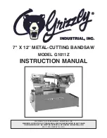 Preview for 1 page of Grizzly G1011Z Instruction Manual