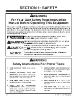 Preview for 3 page of Grizzly G1011Z Instruction Manual