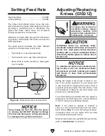 Предварительный просмотр 30 страницы Grizzly G1021X2 Owner'S Manual