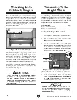 Предварительный просмотр 50 страницы Grizzly G1021X2 Owner'S Manual