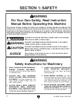 Preview for 8 page of Grizzly G1023SLW Owner'S Manual