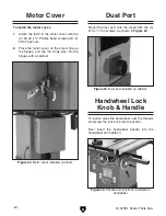 Preview for 24 page of Grizzly G1023SLW Owner'S Manual