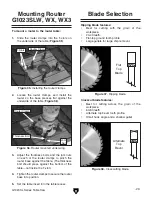 Preview for 31 page of Grizzly G1023SLW Owner'S Manual