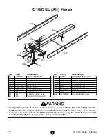 Preview for 64 page of Grizzly G1023SLW Owner'S Manual