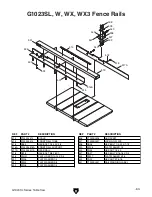 Preview for 65 page of Grizzly G1023SLW Owner'S Manual