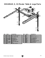 Preview for 67 page of Grizzly G1023SLW Owner'S Manual