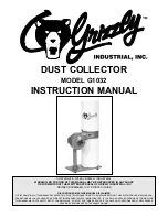 Grizzly G1032 Instruction Manual preview