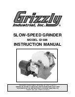 Preview for 1 page of Grizzly G1036 Instruction Manual