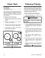 Предварительный просмотр 24 страницы Grizzly G1037Z Instruction Manual