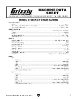 Preview for 11 page of Grizzly G1066R Owner'S Manual