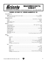 Preview for 13 page of Grizzly G1066R Owner'S Manual