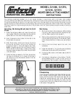 Preview for 1 page of Grizzly G1083 Instructions