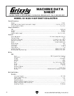 Preview for 6 page of Grizzly G1163 Owner'S Manual