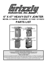 Предварительный просмотр 1 страницы Grizzly G1182HW Parts List