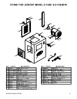 Предварительный просмотр 3 страницы Grizzly G1182HW Parts List