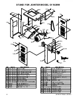 Предварительный просмотр 6 страницы Grizzly G1182HW Parts List