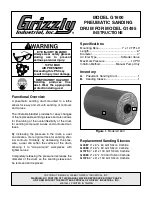 Grizzly G1600 Instructions preview