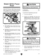 Предварительный просмотр 27 страницы Grizzly G3102 Owner'S Manual