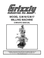 Grizzly G3616 Owner'S Manual предпросмотр