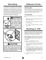 Preview for 17 page of Grizzly G3616 Owner'S Manual