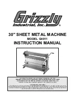 Preview for 1 page of Grizzly G4011 Instruction Manual