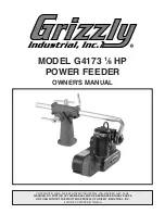 Предварительный просмотр 1 страницы Grizzly G4173 Owner'S Manual