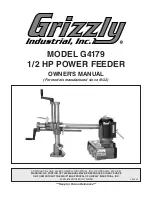 Предварительный просмотр 1 страницы Grizzly G4179 Owner'S Manual