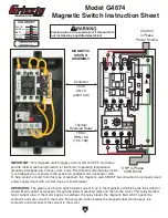 Grizzly G4674 Instruction Sheet предпросмотр