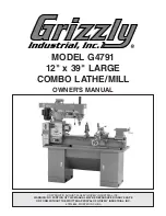 Grizzly G4791 Owner'S Manual preview