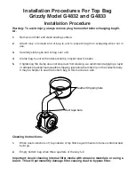 Preview for 1 page of Grizzly G4832 Installation Procedures