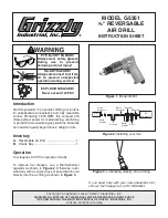 Grizzly G5351 Instruction Sheet preview