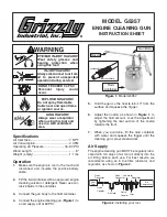 Grizzly G5357 Instruction Sheet preview