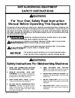 Preview for 3 page of Grizzly G5960 Instruction Manual