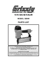 Grizzly G6048 Parts List preview