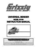 Предварительный просмотр 1 страницы Grizzly G7153 Instruction Manual