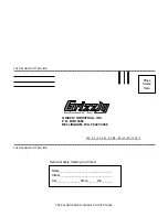 Preview for 26 page of Grizzly G7298 Instruction Manual