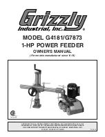 Preview for 2 page of Grizzly G7873 Owner'S Manual