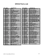 Предварительный просмотр 31 страницы Grizzly G7942 Instruction Manual