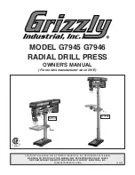 Preview for 1 page of Grizzly G7945 Owner'S Manual