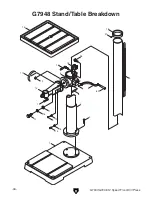 Предварительный просмотр 1 страницы Grizzly G7948 Parts Breakdown